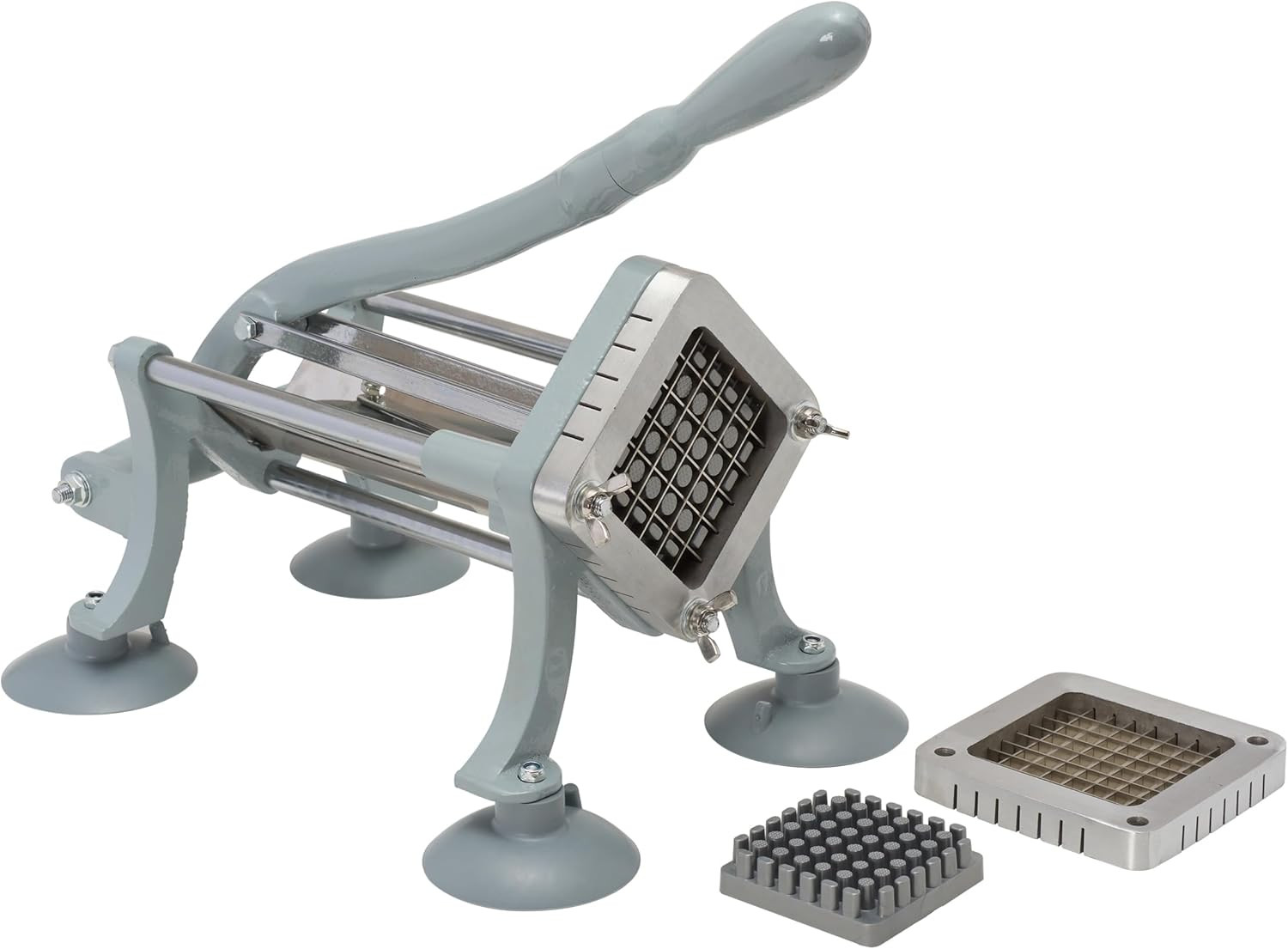 Heavy-Duty Cast Iron French Fry Cutter for Perfect Potatoes & Veggies