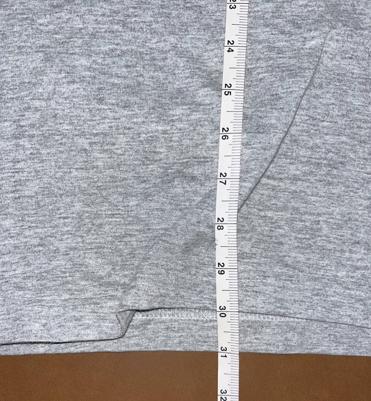 VINTAGE WESTERN XXL ATHLETIC DEPT. HALF SLEEVE T-SHIRT Grey V-Neck College WIU