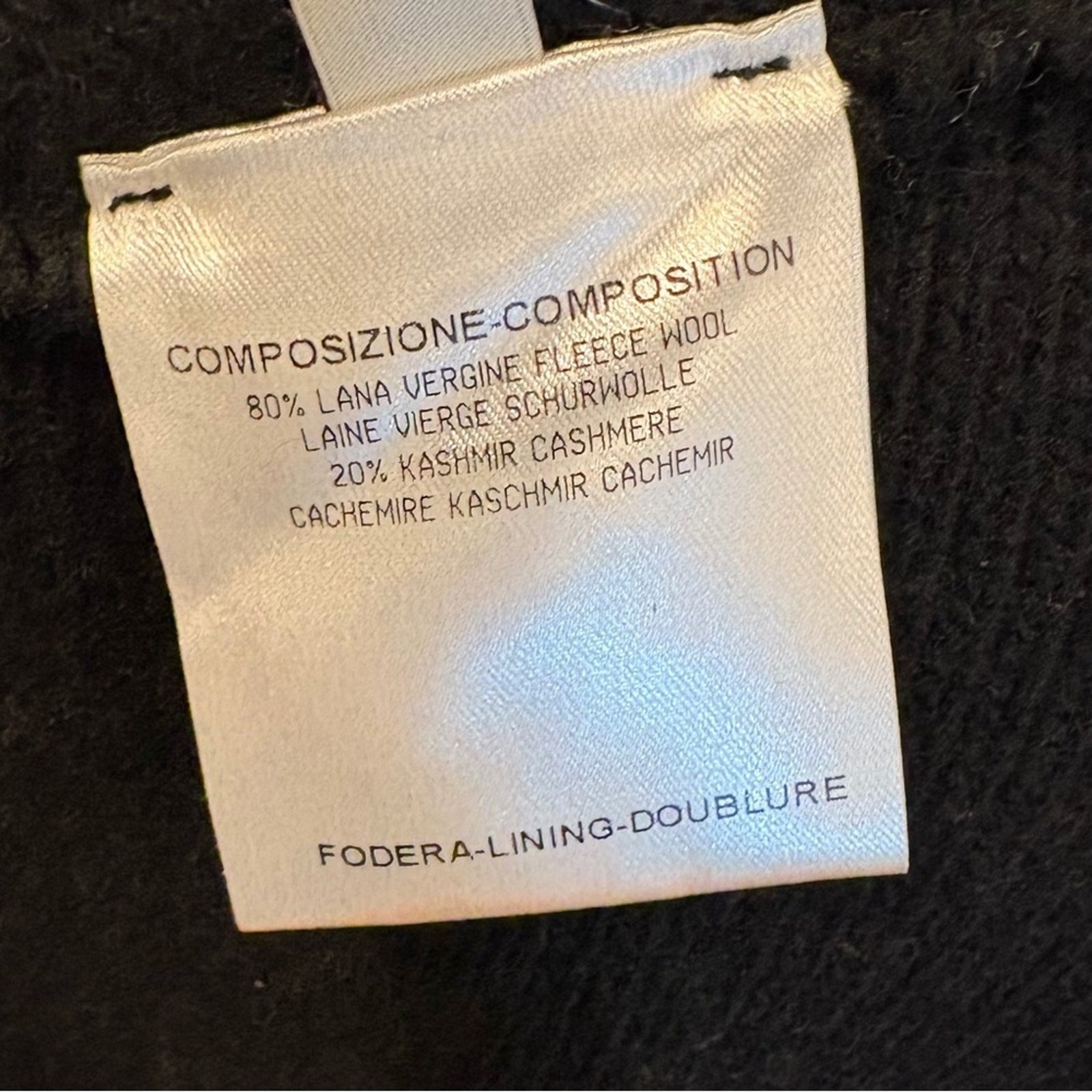 Stella McCartney : Reversible Cape Cardigan | Black | Italian Size 36