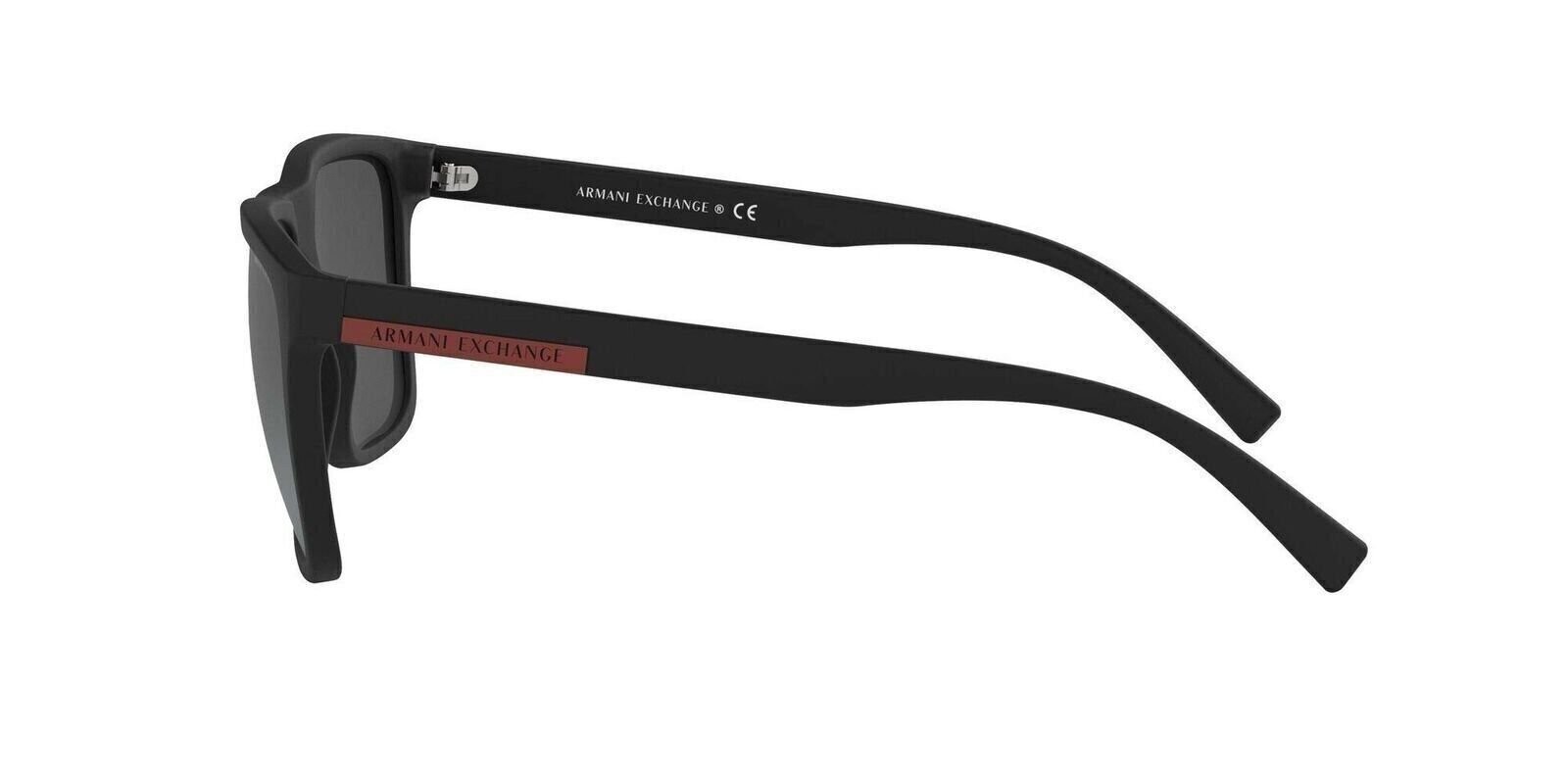 A|X Armani Exchange Men’s AX4080S 80786G Matte Black/Light Grey Mirror lenses