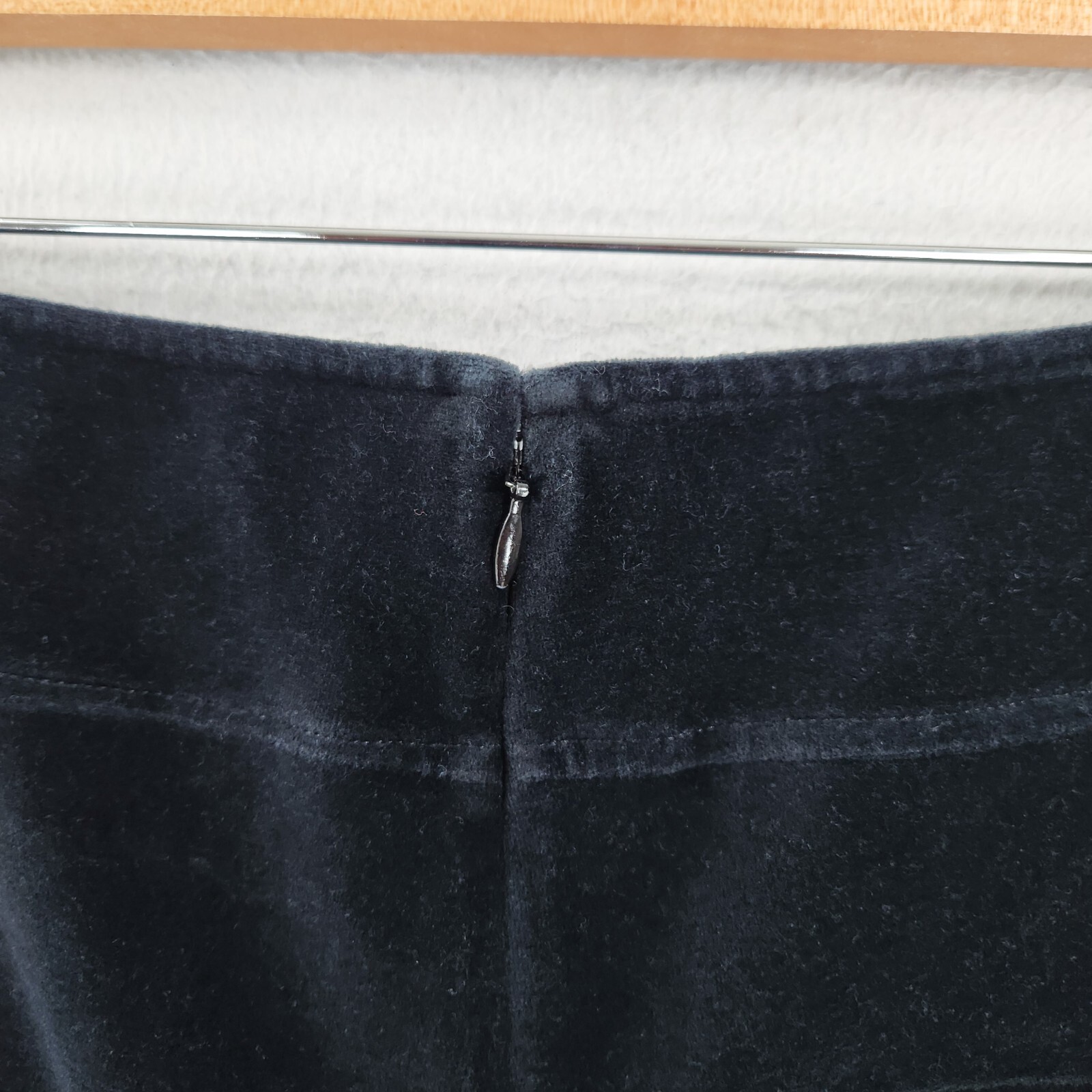 J Crew Pants Womens Extra Large Black Velvet Mario Bellucci Italian Skinny Leg