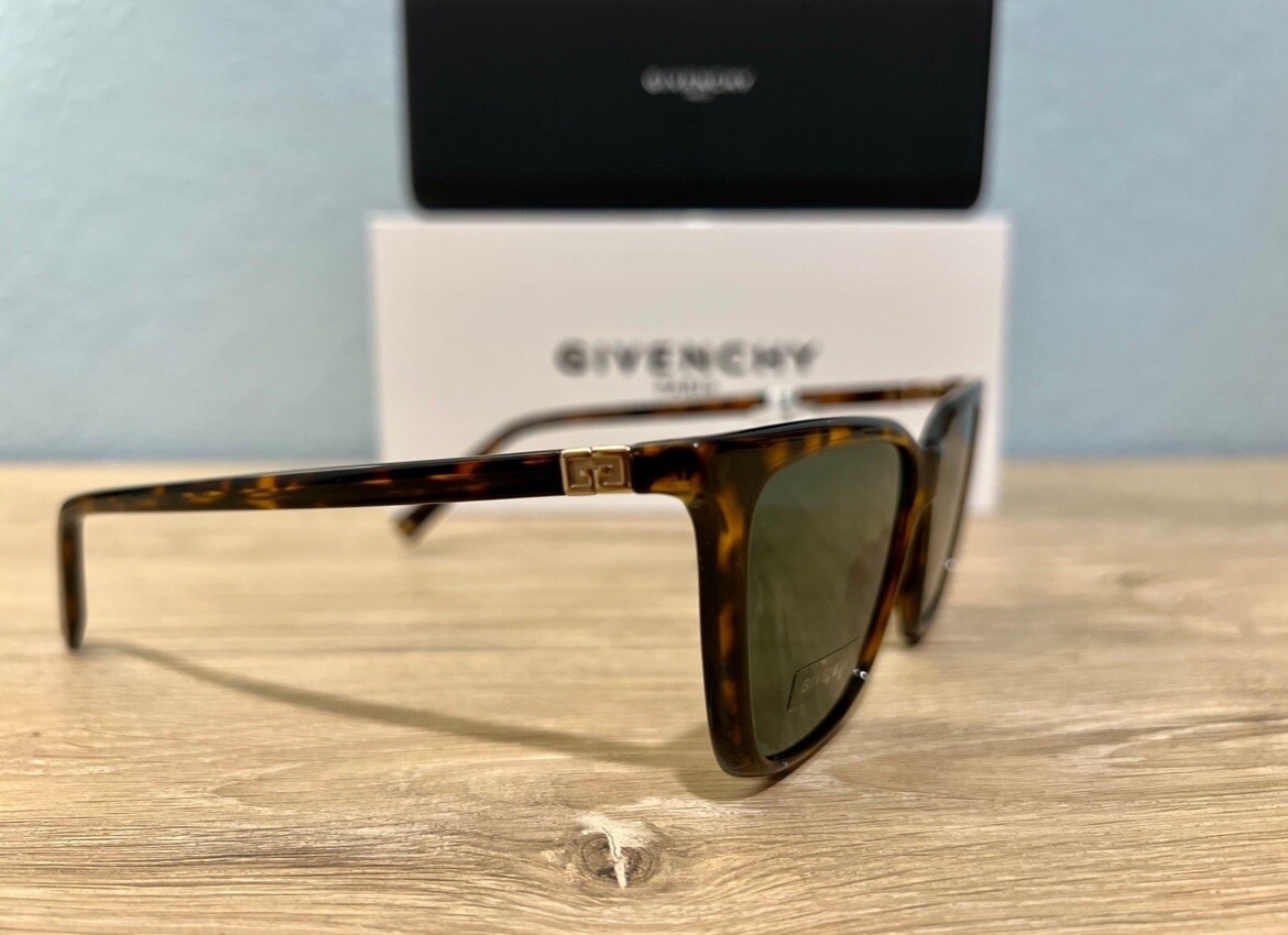 Givenchy Rectangular Sunglasses Havana