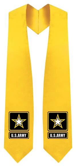 Gold U.S. Army Stole – Military Graduation Stole