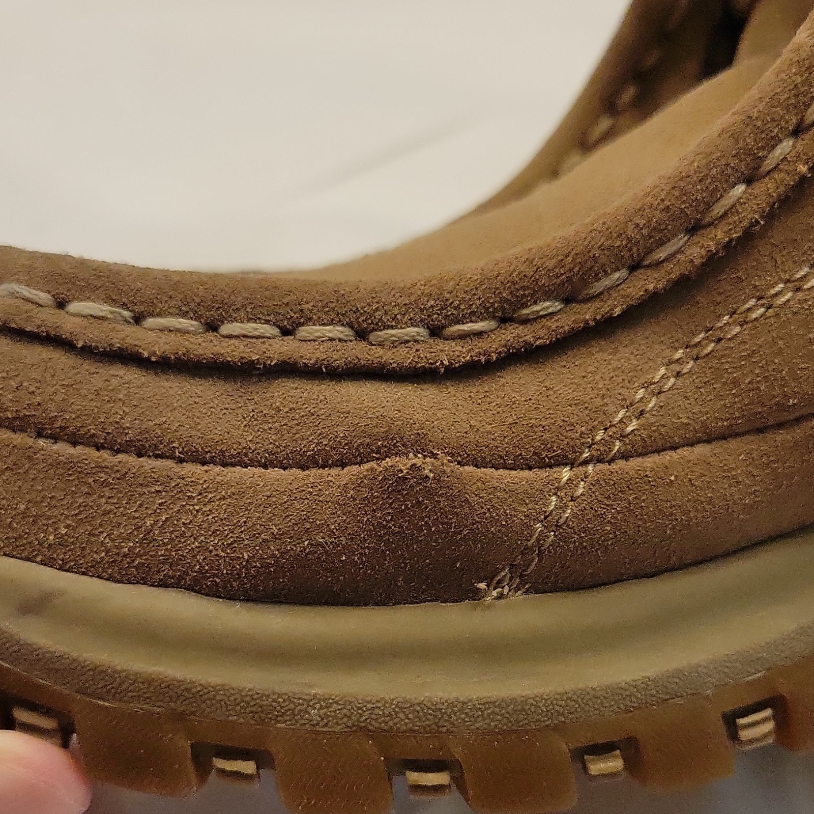 Balance Man Made Materials Men’s Brown Leather Chukka Lace-Up Shoes US 5.5 M