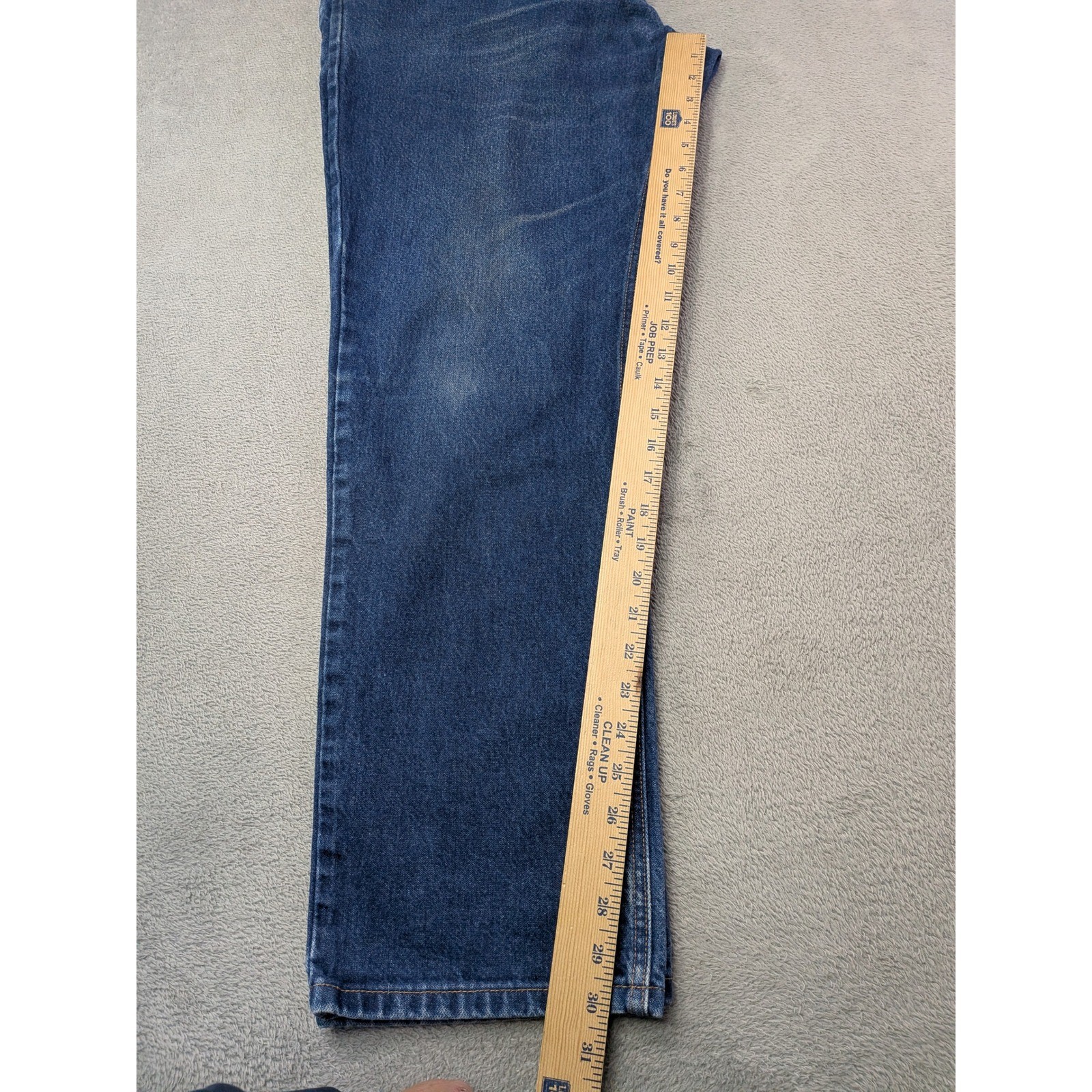 All American Clothing Co Mens Sz 37×32 Dark Wash Straight Leg Jeans Made in USA