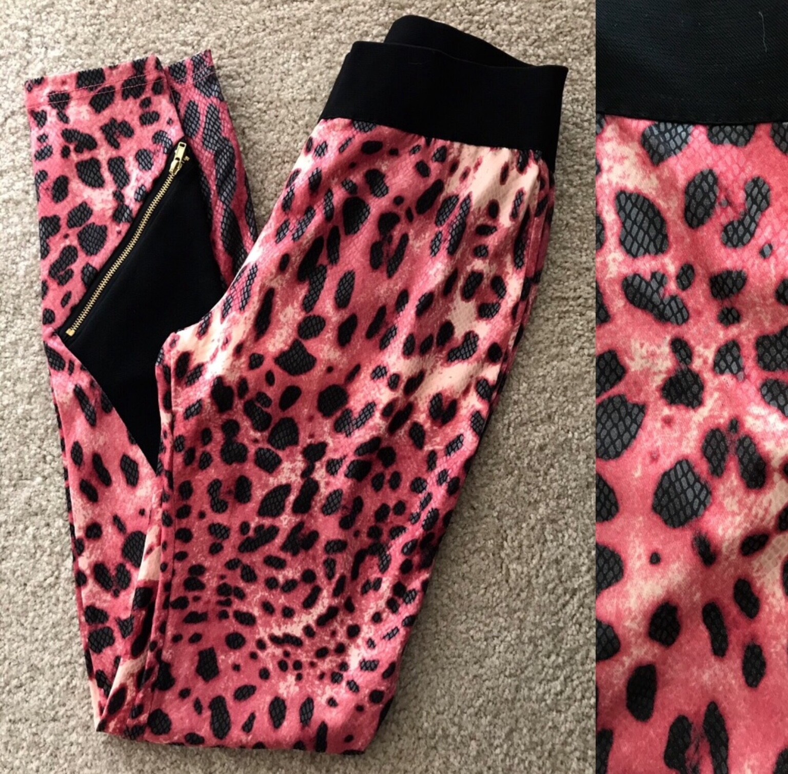 NWT The Classic LEOPARD Print LEGGINGS Medium