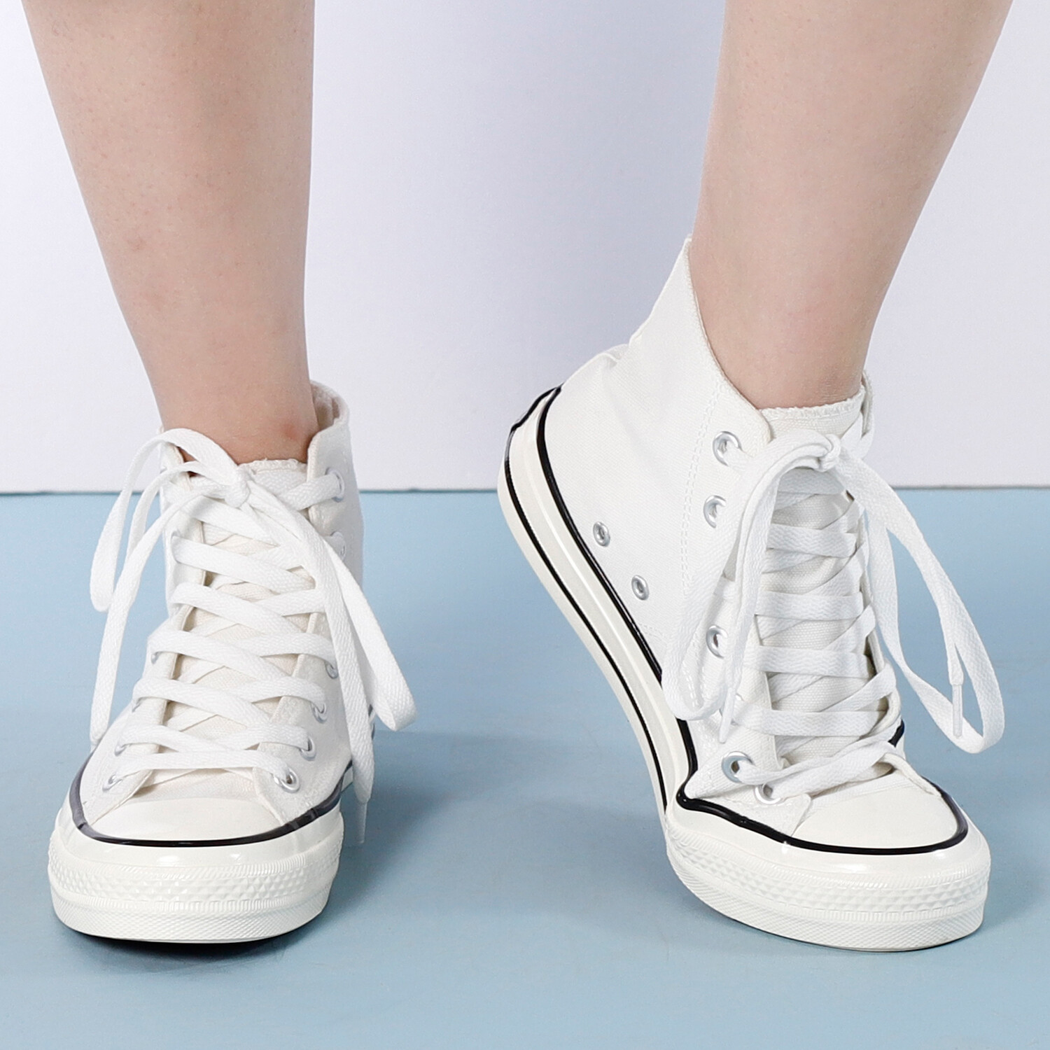 3Pair 24 27 36 45 63 72 Inch Flat Shoelaces Replacement for Sneakers Boots White