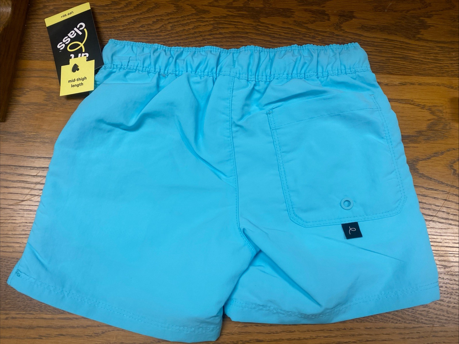 Art Class Boys Size XS 4/5 Swim Trunks Mid-Thigh Length Pocket Inner Line UPF 50