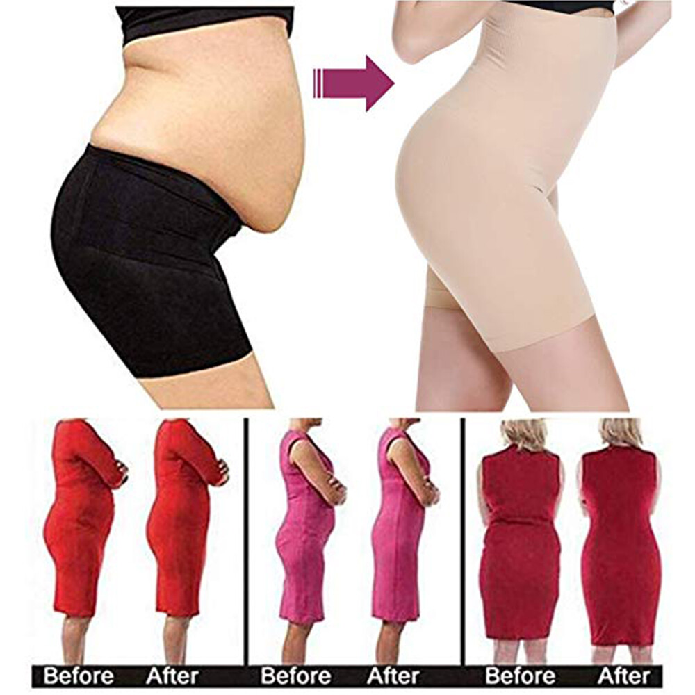 Shaperin High Waisted Shorts Body Shaper Slimming Control Shapewear For Women
