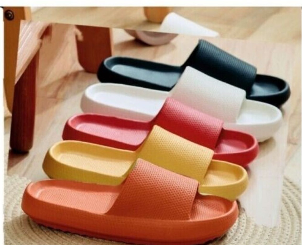 Cozy Pillow Slides Anti-Slip Eva Sandals Slippers Outdoor Home Shoe
