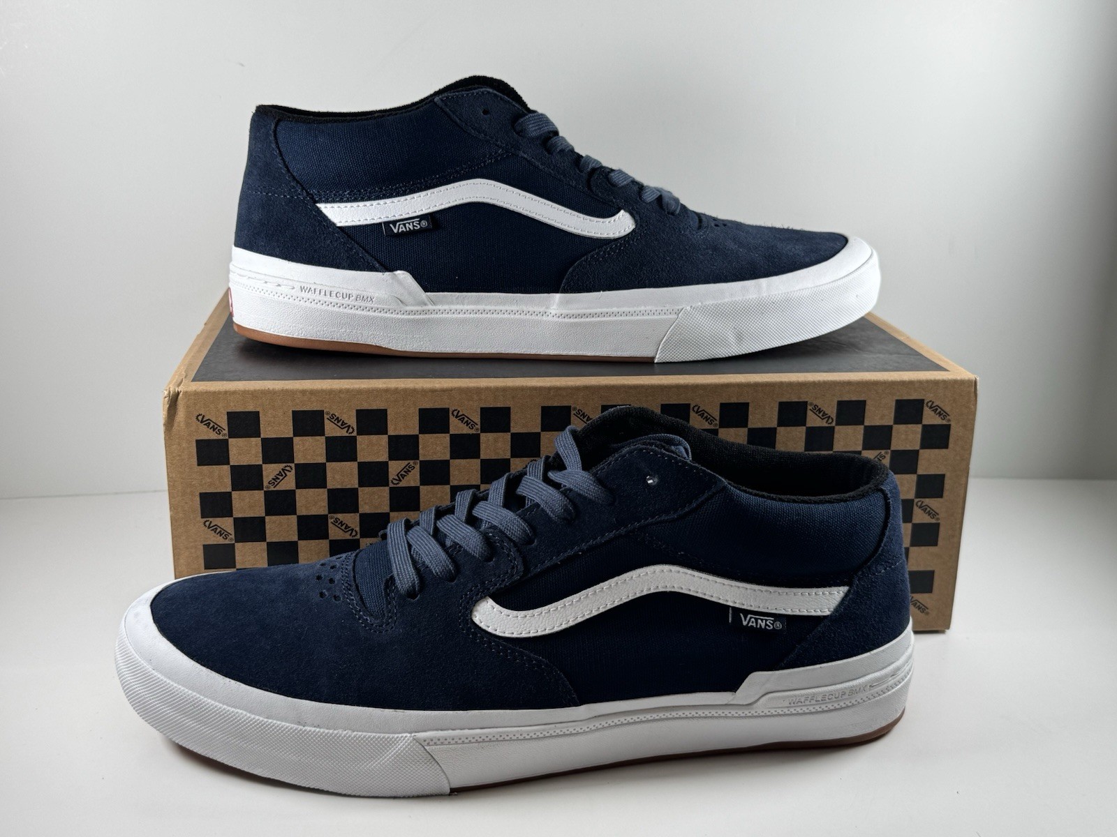 Vans Bmx Style 114 Sneakers Men’s Size 10.5 Navy/White VN0A2Z3VNAV