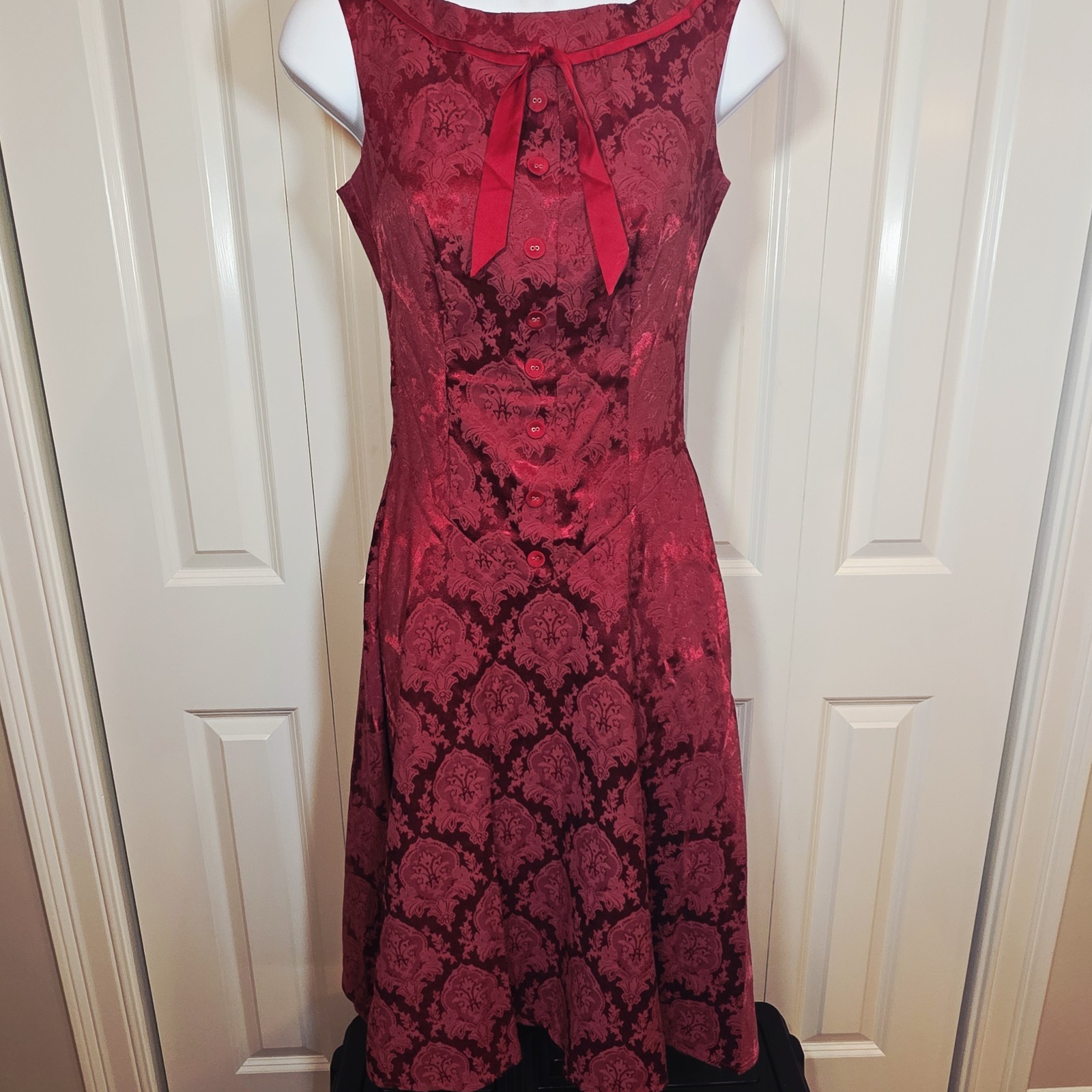Kitten D’Amour A Stitch In Time Limited Edition 76/ 300 Brocade Retro Dress 6