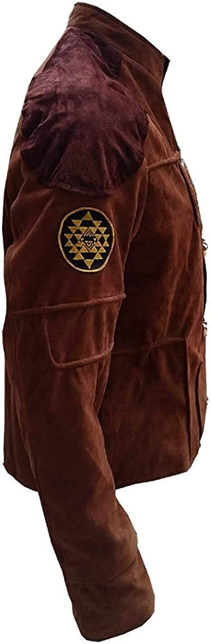 Men’s BATTLESTAR GALACTICA Colonial Warrior Style Real Suede Jacket 10% OFF SALE