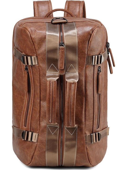 Cardinal Waterproof 32L Backpack Brown Travel Backpack Large Capacity Carry Bag
