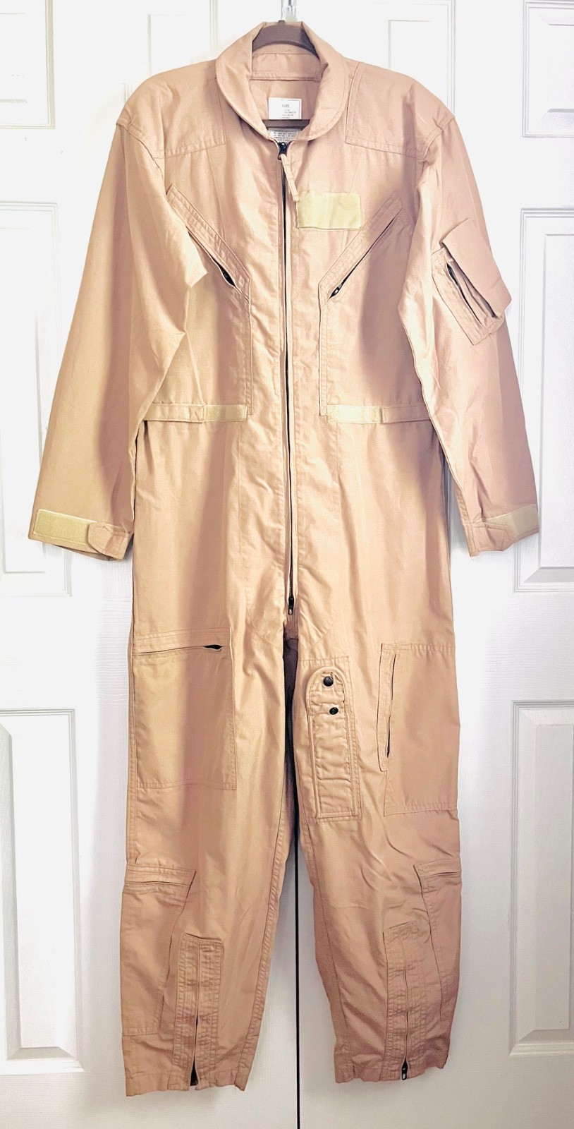 Carter Industries Flyers CWU-27/P Flight Suit Coveralls Mens 44R Desert Tan