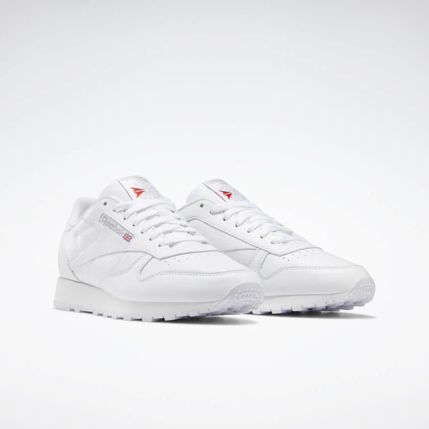 Reebok Classic Leather GY0953 White Grey Red Mens Shoes Sneakers Size 7.5-13