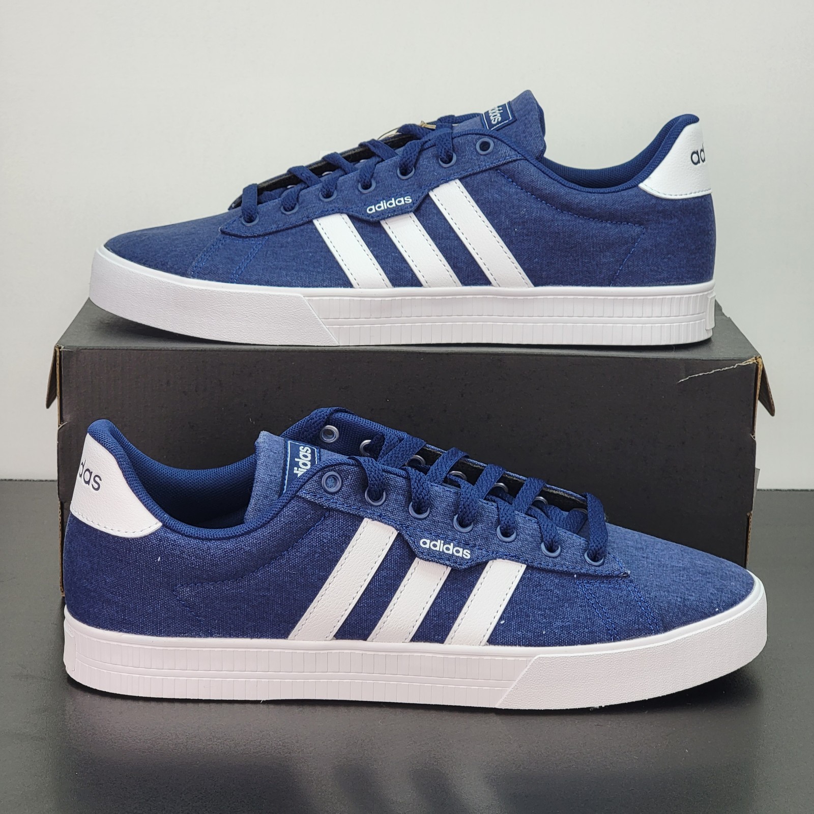Adidas Daily 3.0 Men’s Size 11.5 Shoes Blue Athletic Skateboarding Sneakers