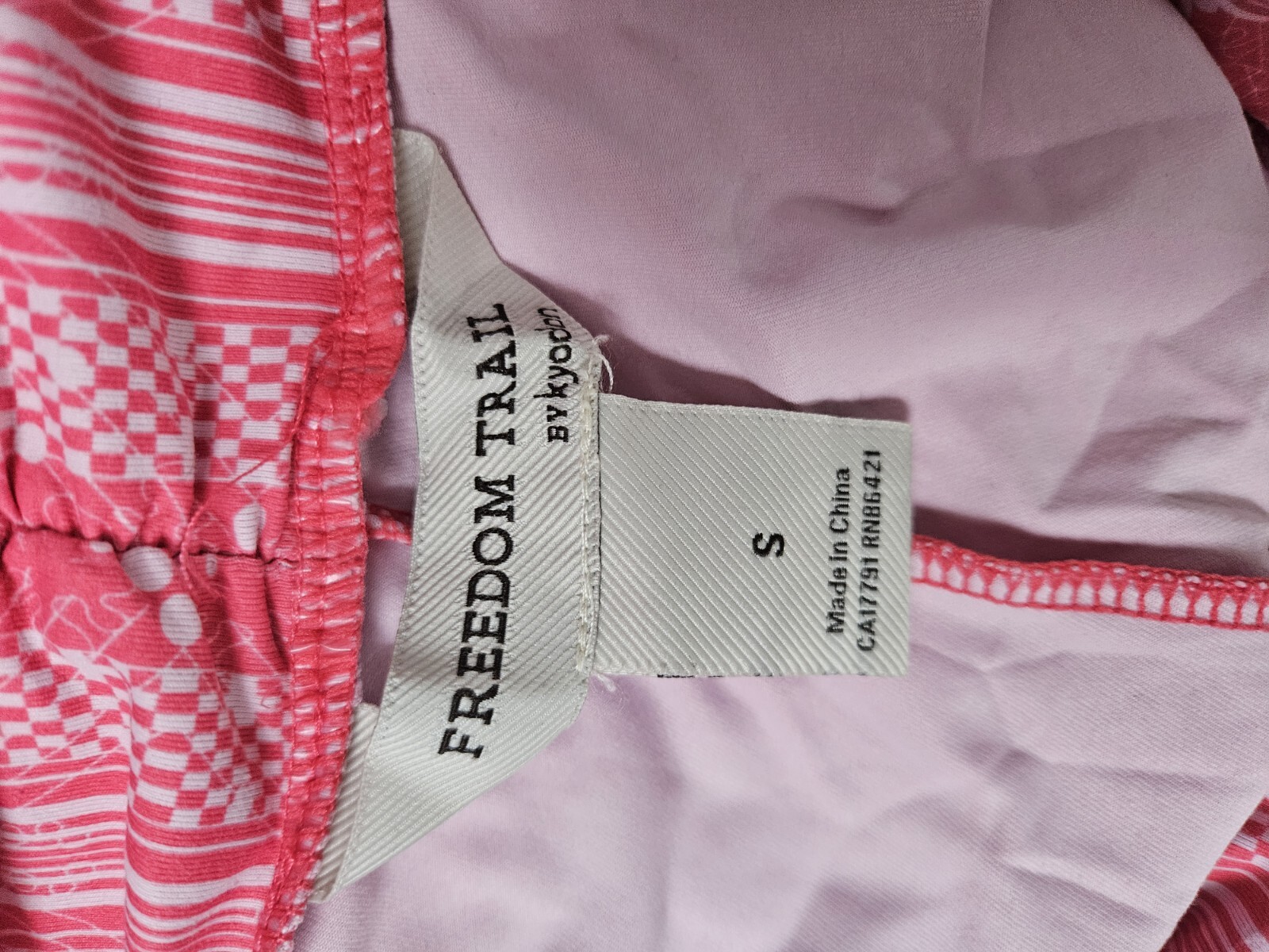 Freedom Trail By Kyodan Womens Maxi Skirt Size Small Neon Pink Floral Drawstring