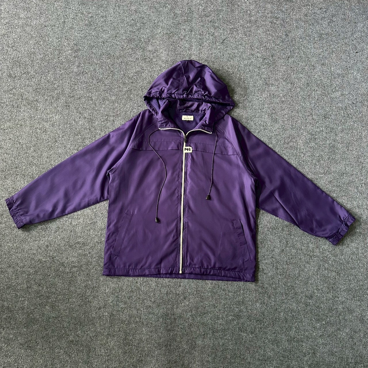 P48 Barn Black Jacket Purple Chest 44″ Length 26″ Sleeve 20″