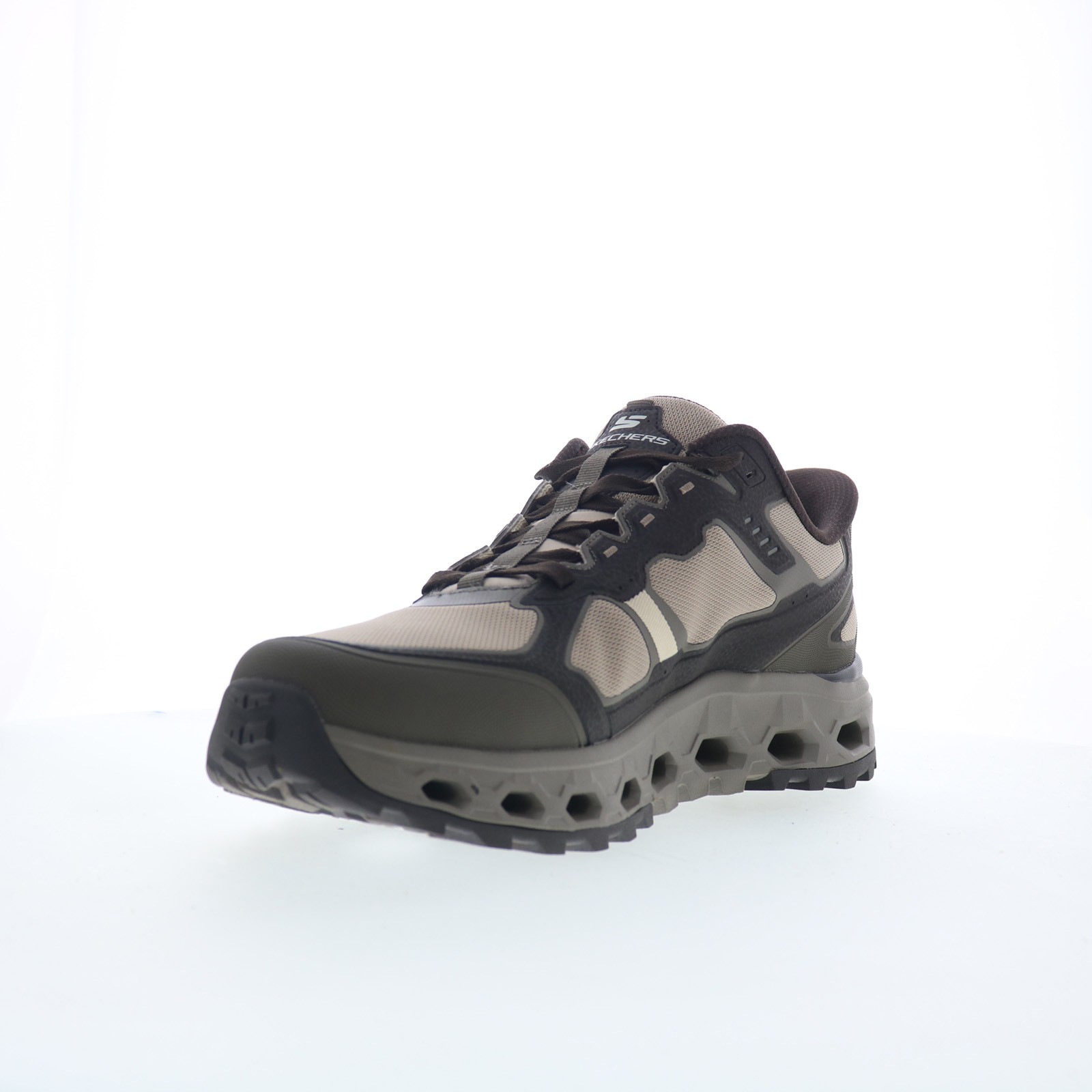 Skechers All-Terrain – Rock Fence Creek Mens Brown Athletic Hiking Shoes