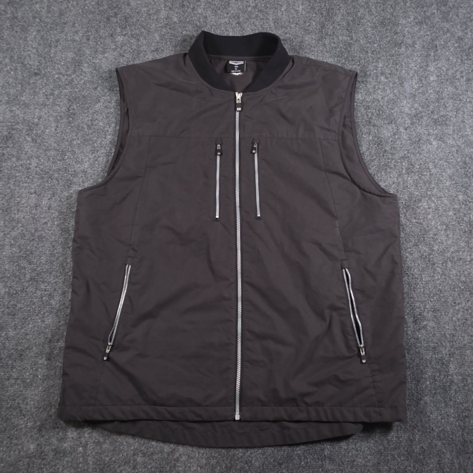 SCOTTeVEST 101 Travel Vest Mens XL Black Full Zip Multi Pocket Sleeveless