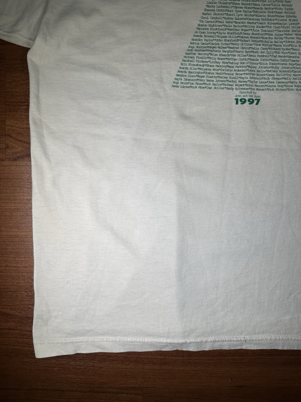 Vintage 1997 Living Christmas Tree Church T Shirt XL Kingsland GA USA 13
