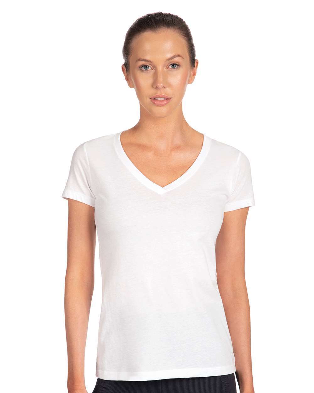 Next Level 1540 Women’s Ideal V-Neck Basic T-Shirt Short Sleeve Plain Tee