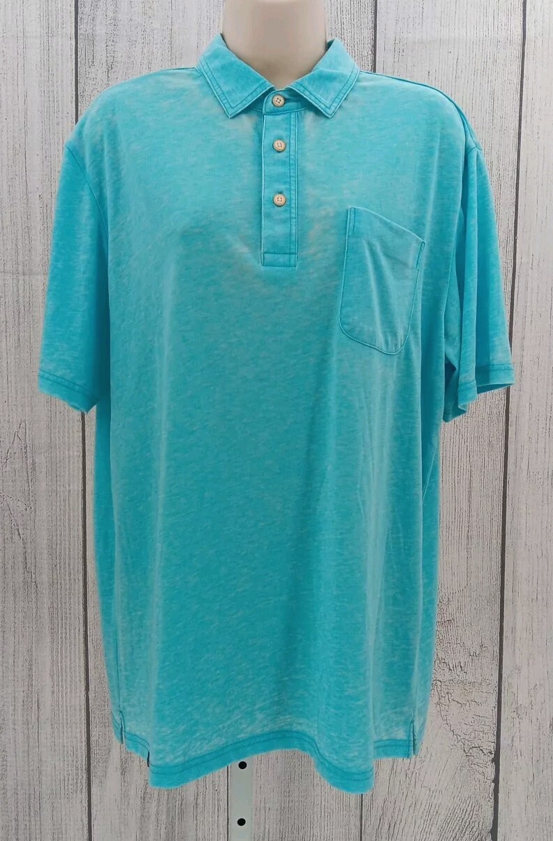 Johnnie O’ Mens Slim Fit Polo Blue Size M (13-AB6)