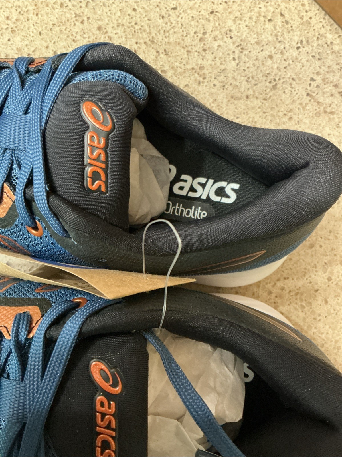 Asics Ezeride Shoes Men’s Size 9 Shark/Pure Bronze 1011B788-400 Sneakers New