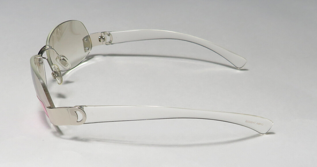 THALIA TH06 SI MIRRORED GRADIENT LIGHT BROWN LENSES PILOT SHAPE BRAND SUNGLASSES