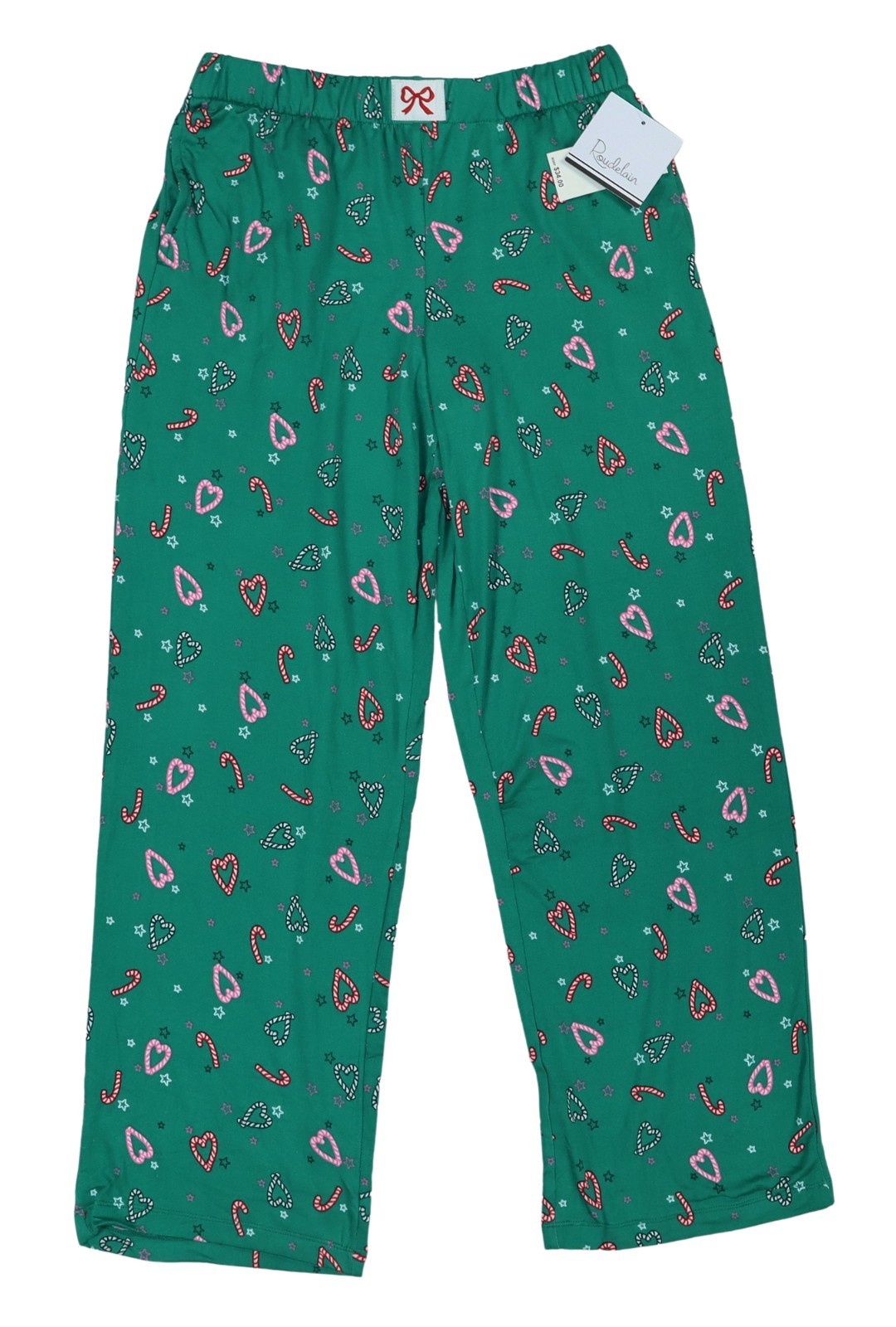 Roudelain Christmas Holiday Print Sleepwear Women’s Pajama Bottoms Pants NWT
