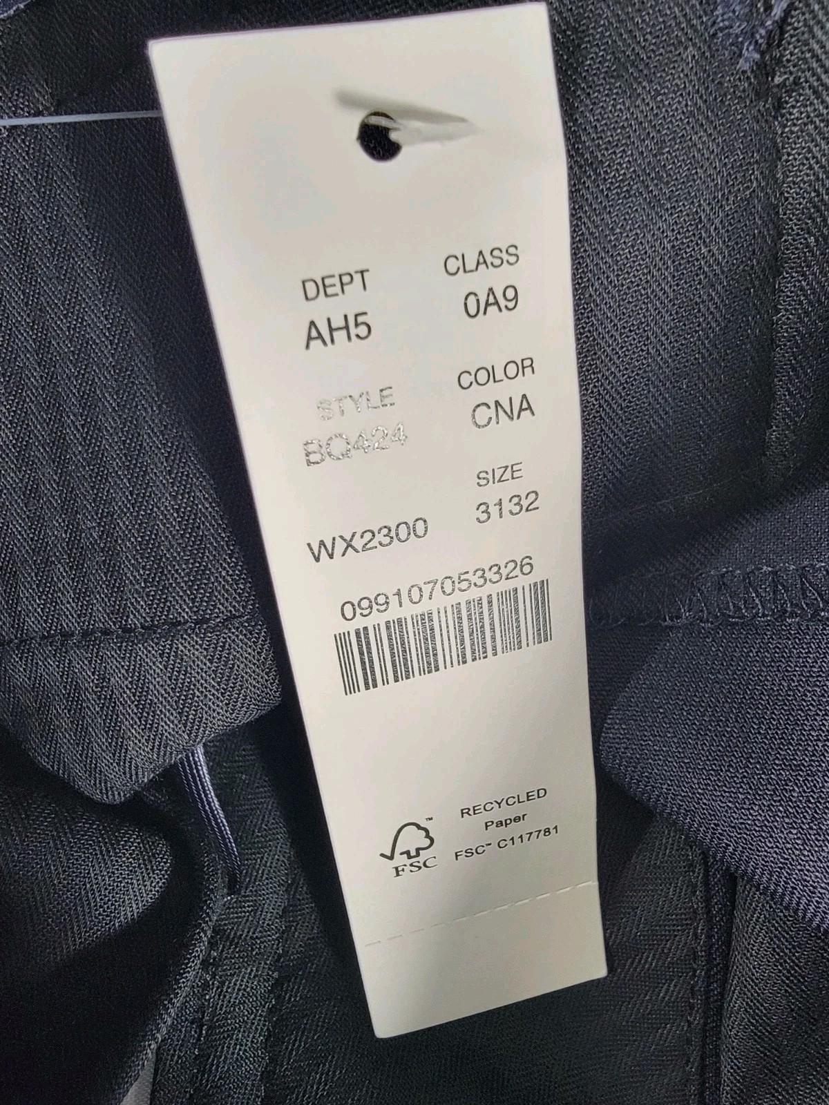 NEW J. CREW Bowery Dress Pants Wool Blend Mens 31/32 Navy Blue NWT $148 Stretch