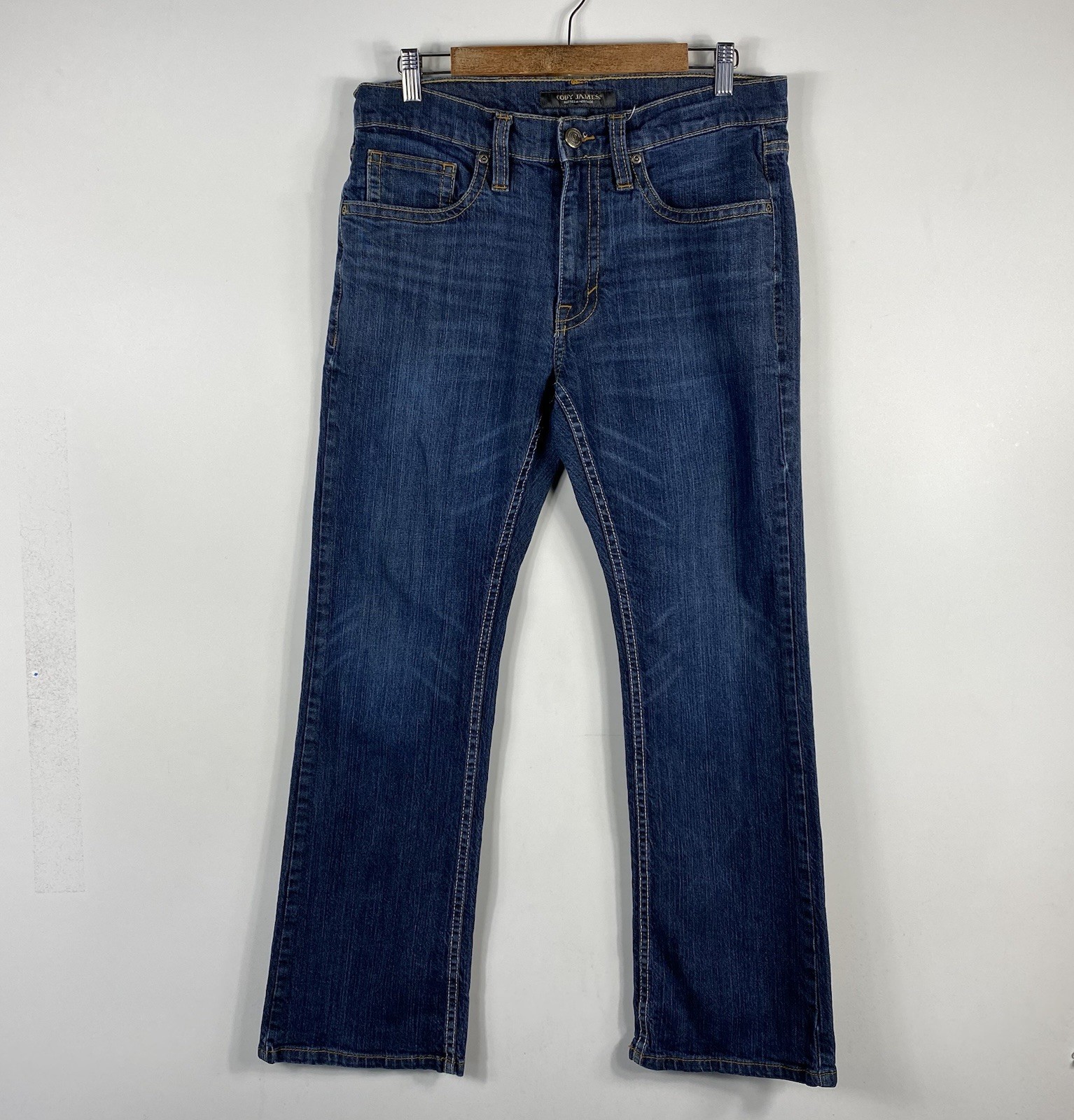 Cody James Jeans Men’s 33X32 Slim Bootcut Wyatt Blue Dark Wash