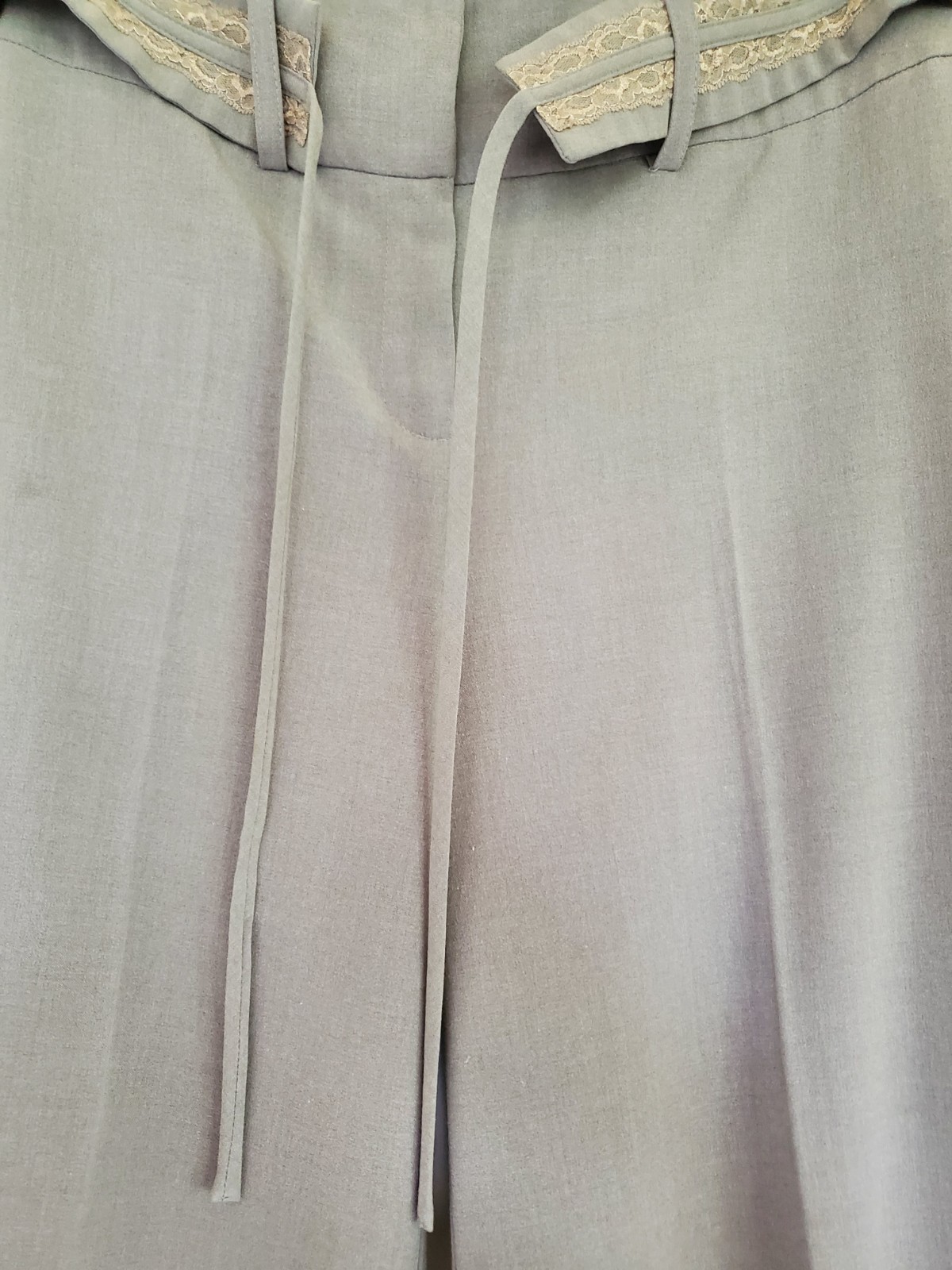 🗽D.E.A. NEW YORK🗽 Wide Leg Extra Baggy Gray Vintage Dress Pants Slacks Wm’Sz 8