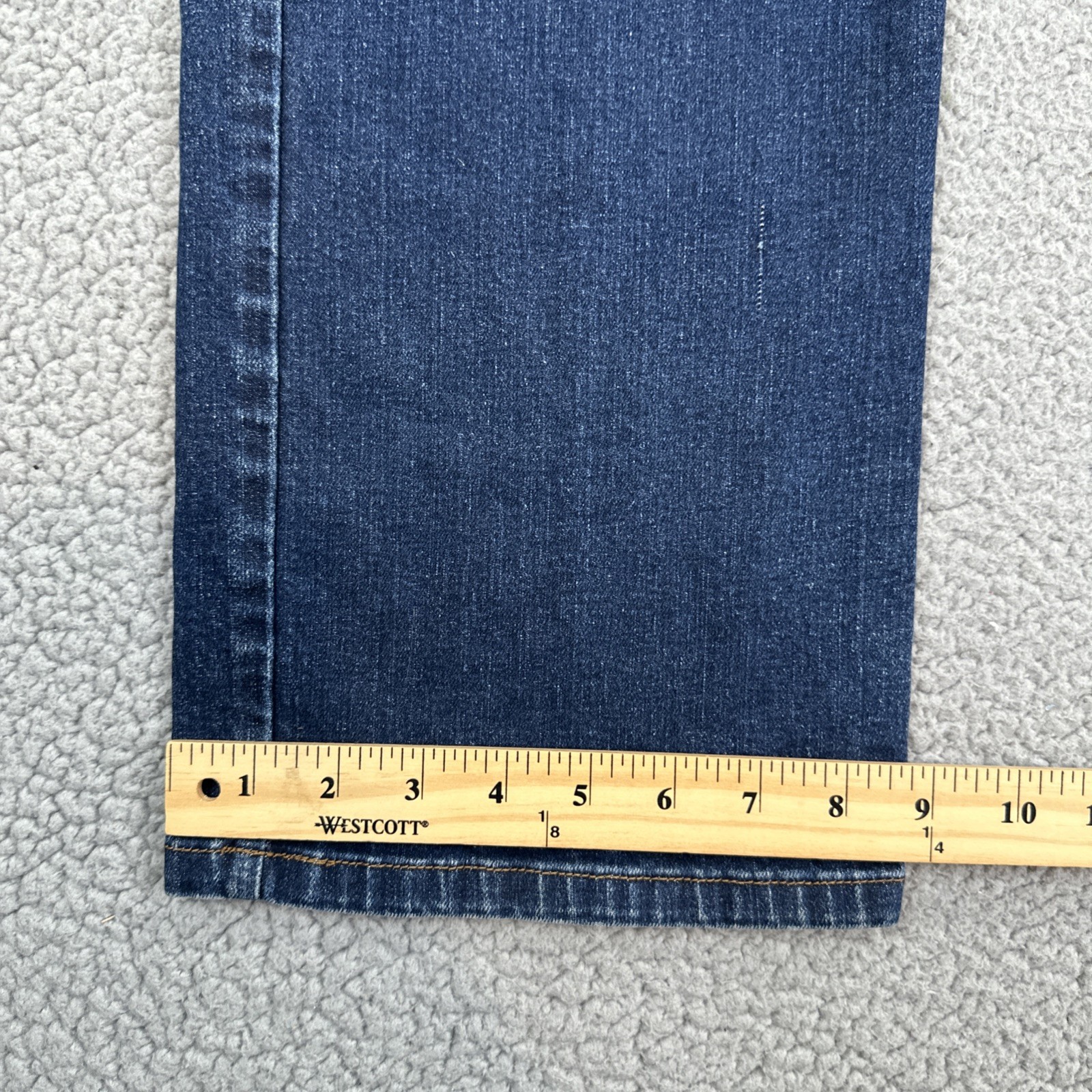 All American Clothing Co Straight Leg Jeans Men 36×32 Blue Dark Wash Made in USA