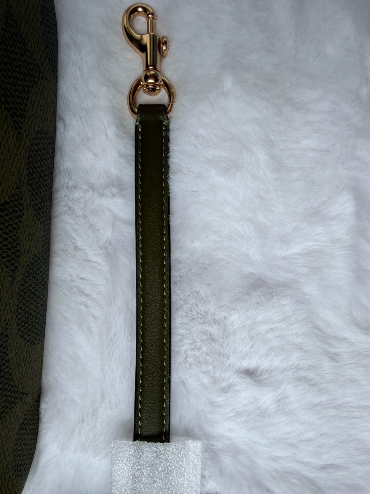 NWT Coach Teri Shoulder Bag CAL51 Olive Green Gold Hardware Signature