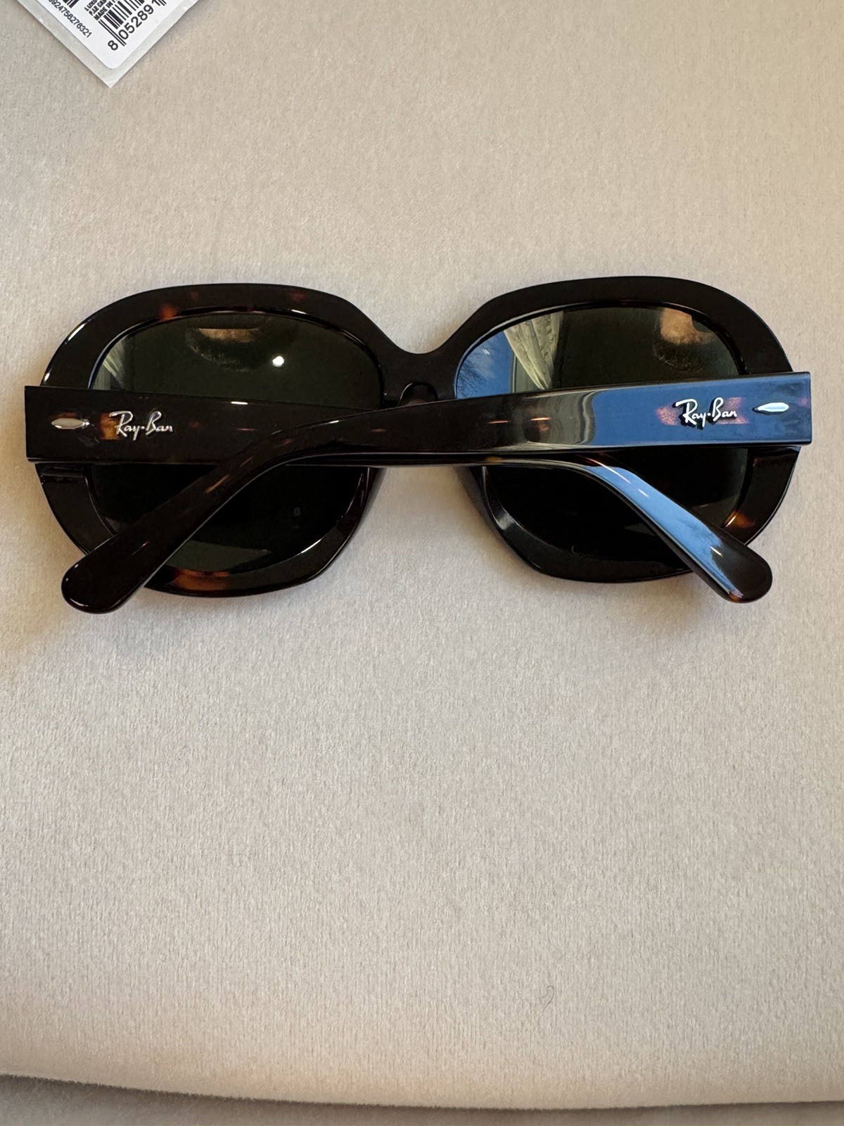 New Ray-Ban Jackie Ohh II Tortoise/ Green G15 60mm Sunglasses RB4098