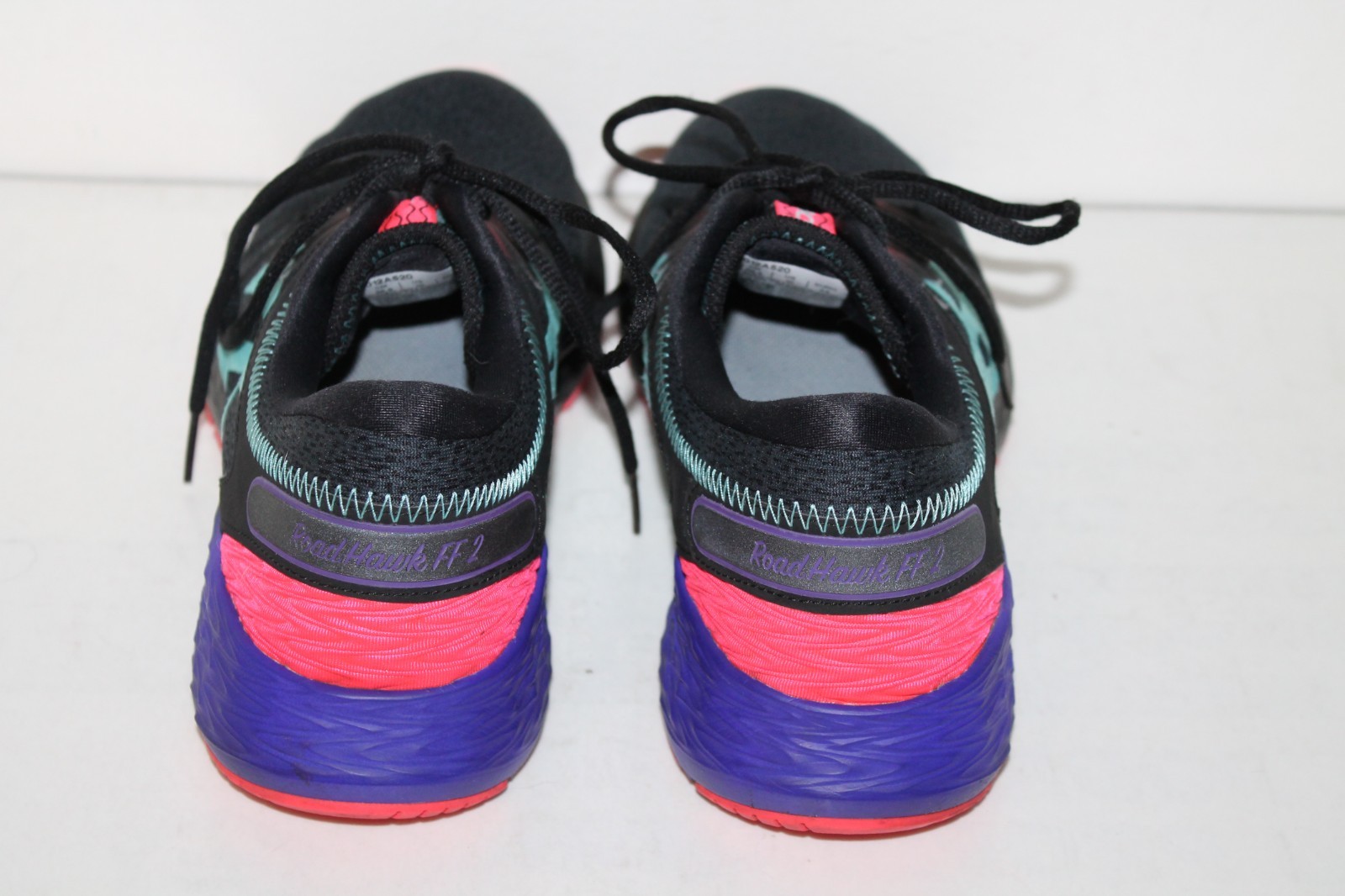 Asics Roadhawk FF2 Twist Running Shoes, 1012A520, Blk/Blue/Pink, Womens Size 10