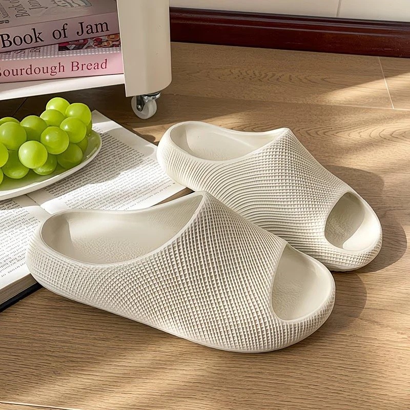 Unisex Ultra-Soft Cloud Cushion Platform Slides Thick Sole Non-Slip EVA slippes