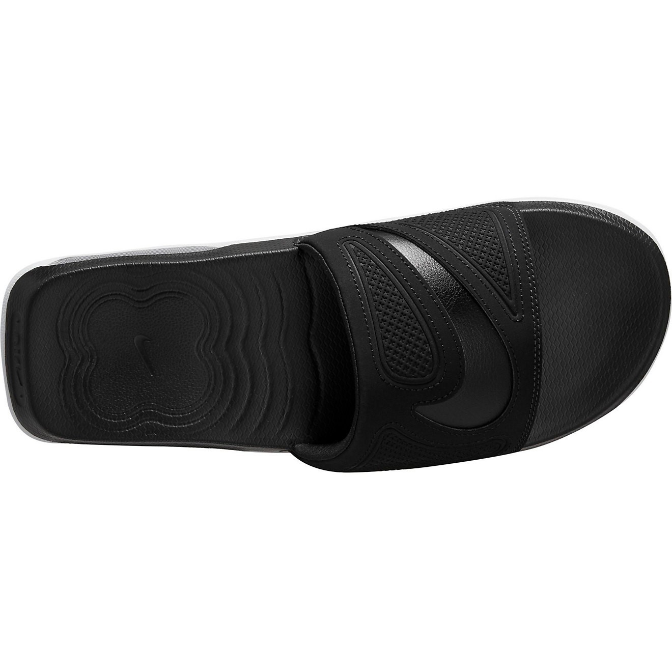 *NEW* Nike Air Max Cirro Slides Sandals Black Metallic Silver White DC1460 004
