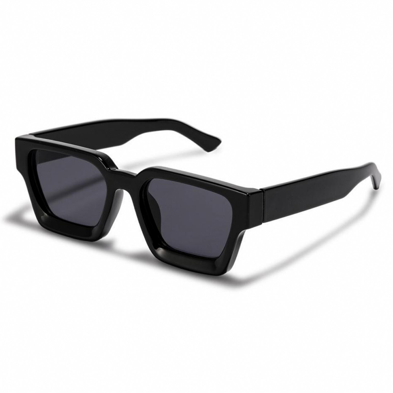 Hip Hop Fashion Large Dark Black Tint Mens Top Quality Sunglasses