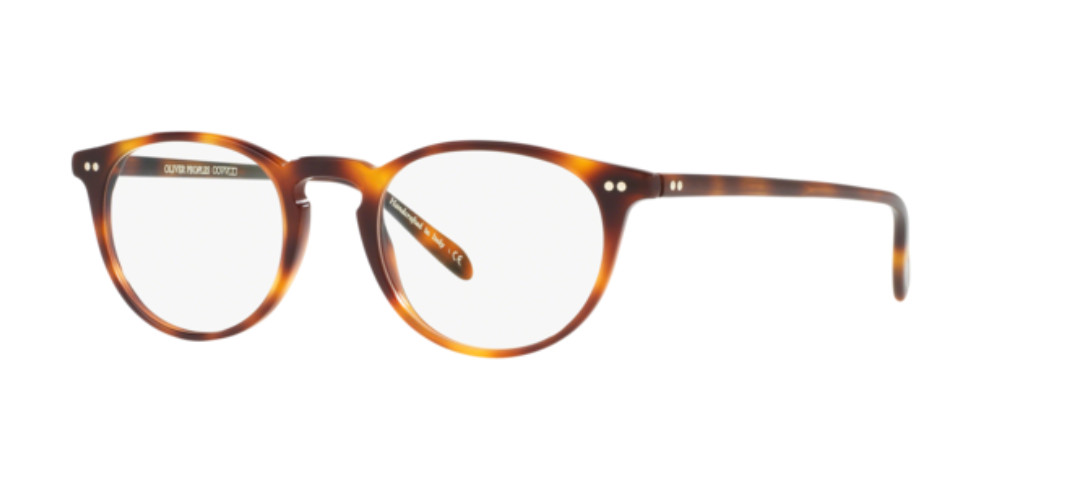 Oliver Peoples 0OV 5004 RILEY-R 1007 Dark Mahogany Havana Unisex Eyeglasses