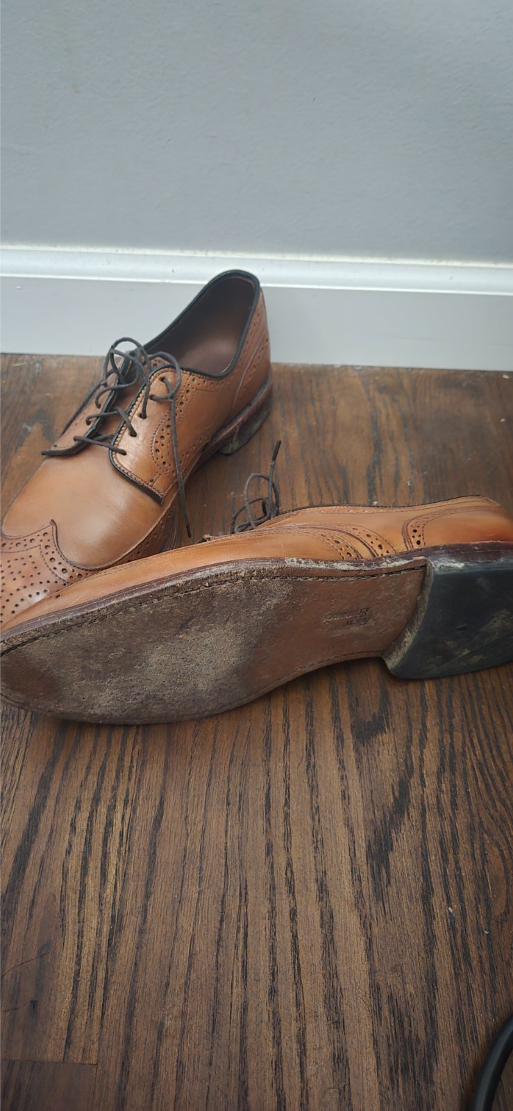 Allen Edmonds Player’s Shoe Men Size 9.5 D Walnut Brown 9752