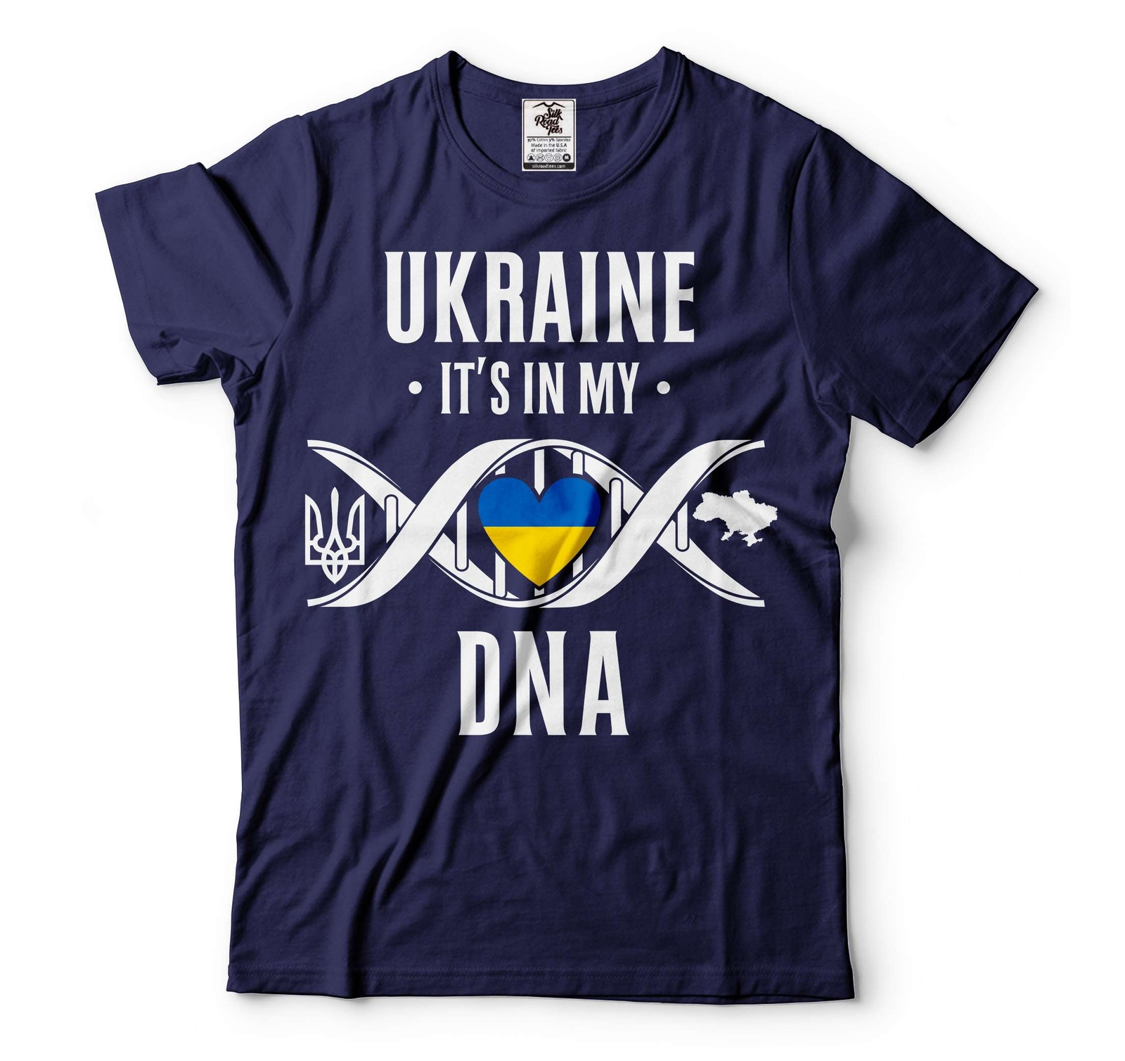 Ukraine It’s In My DNA Shirt Ukraine Patriotic Shirt Ukrainian Gifts Ukraine Tee