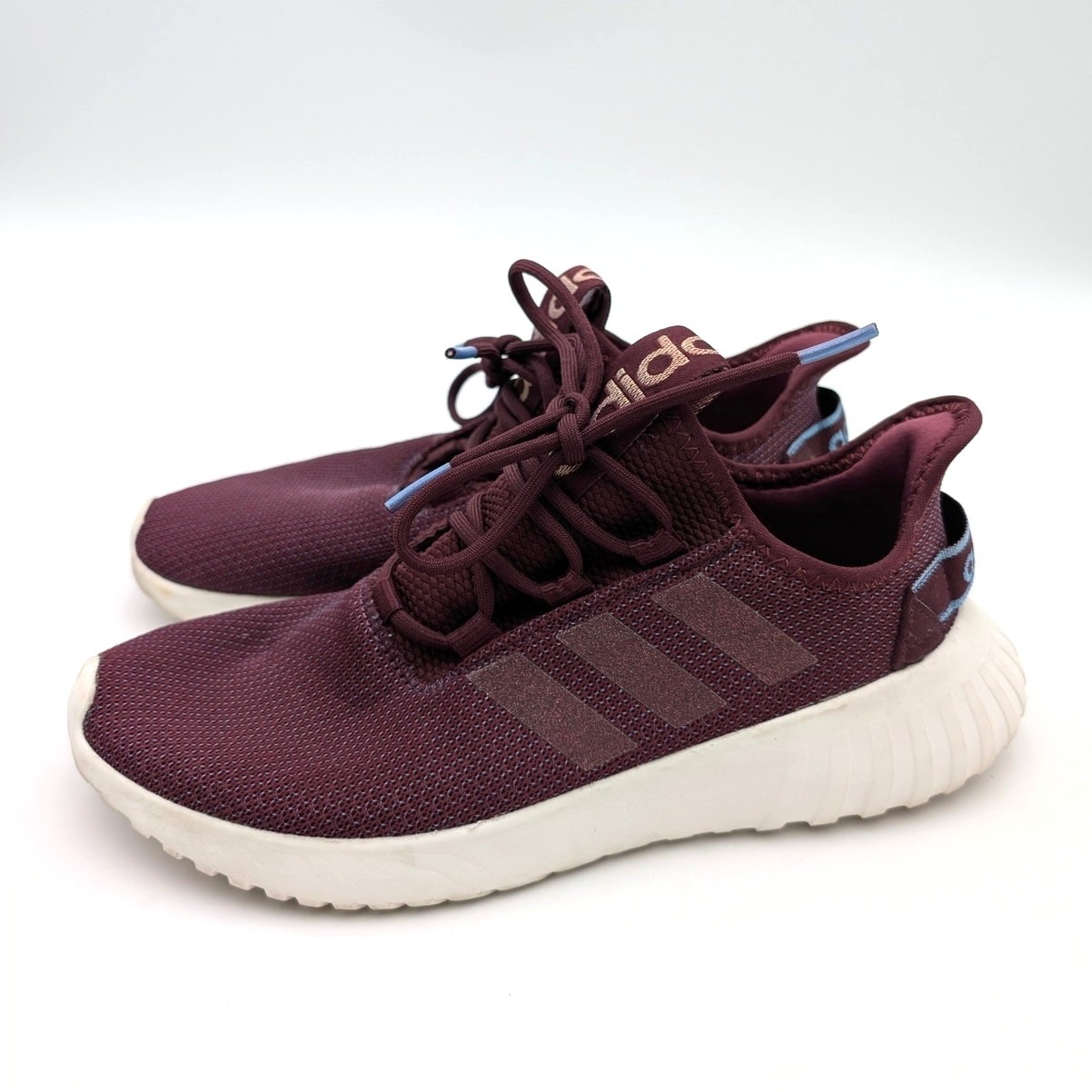 Adidas Kaptir Flow Sneaker Shoes Women’s Maroon/Glow Blue Size US8.5 EU40 2/3