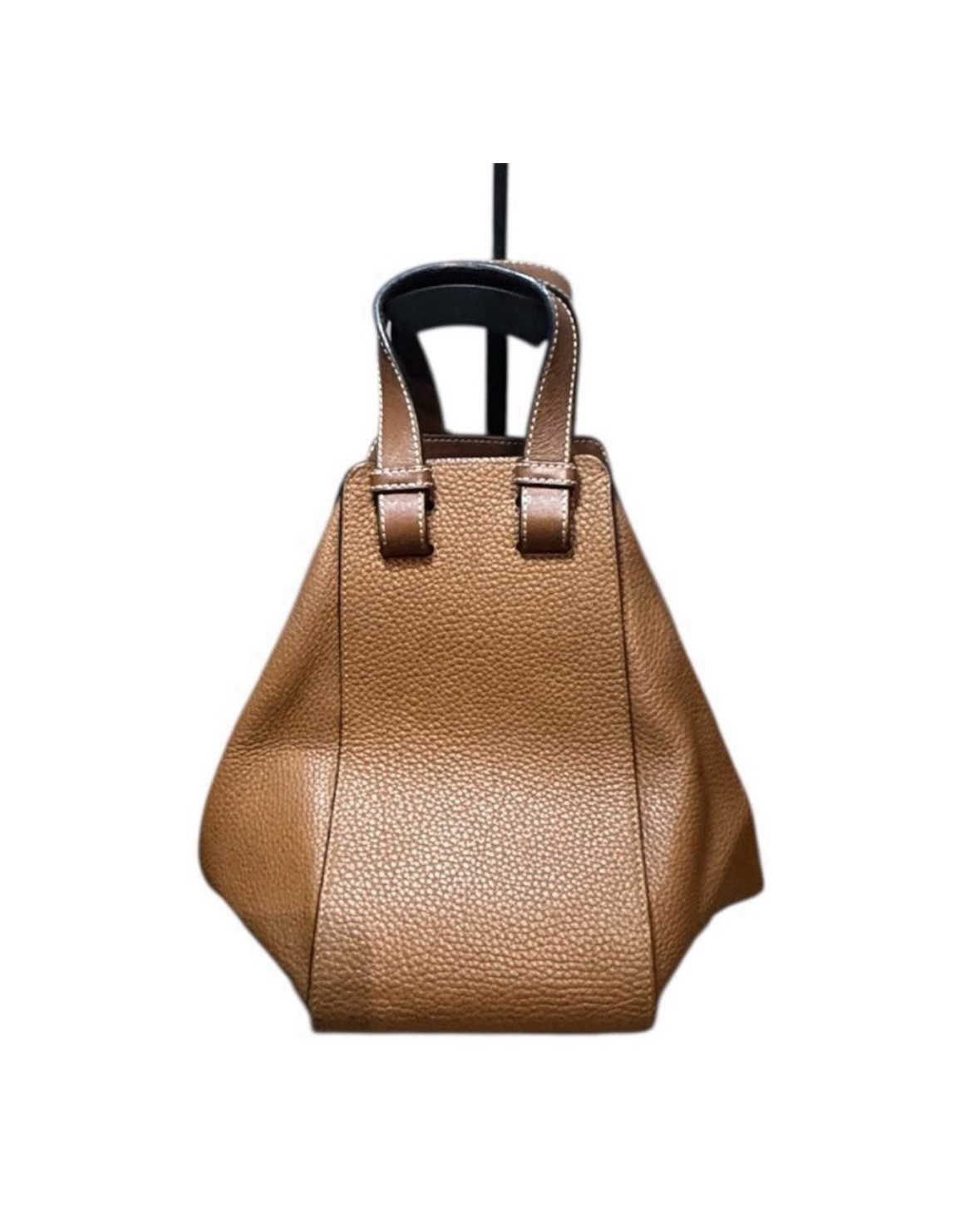 Loewe Two Tone Brown Mini Hammock Bag Auth Convertible 2way Carry