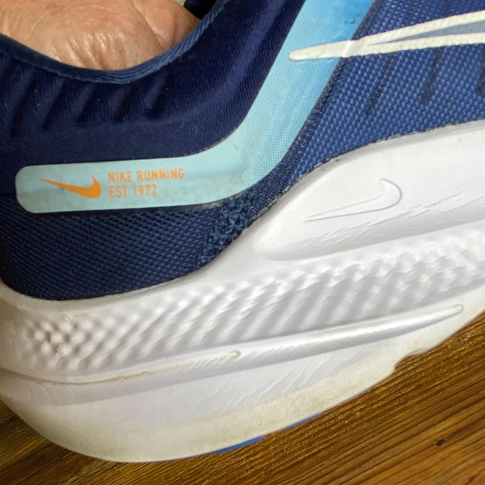 Nike Quest 5 Shoes Mens Size 13 Blue Mesh Running Athletic Sneakers DD0204-400