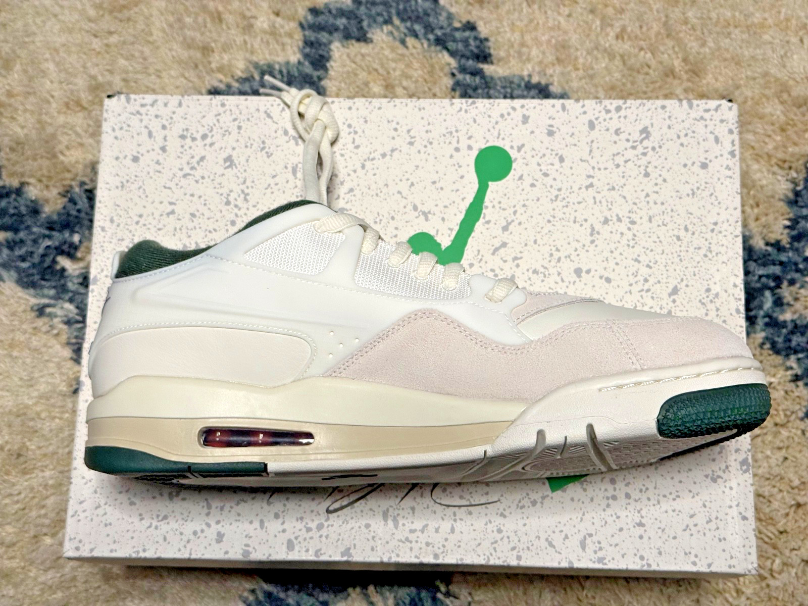 Size 13 – Air Jordan 4 RM Sail/Light Cream/Midnight Green/Dark Raisin FQ7939-105