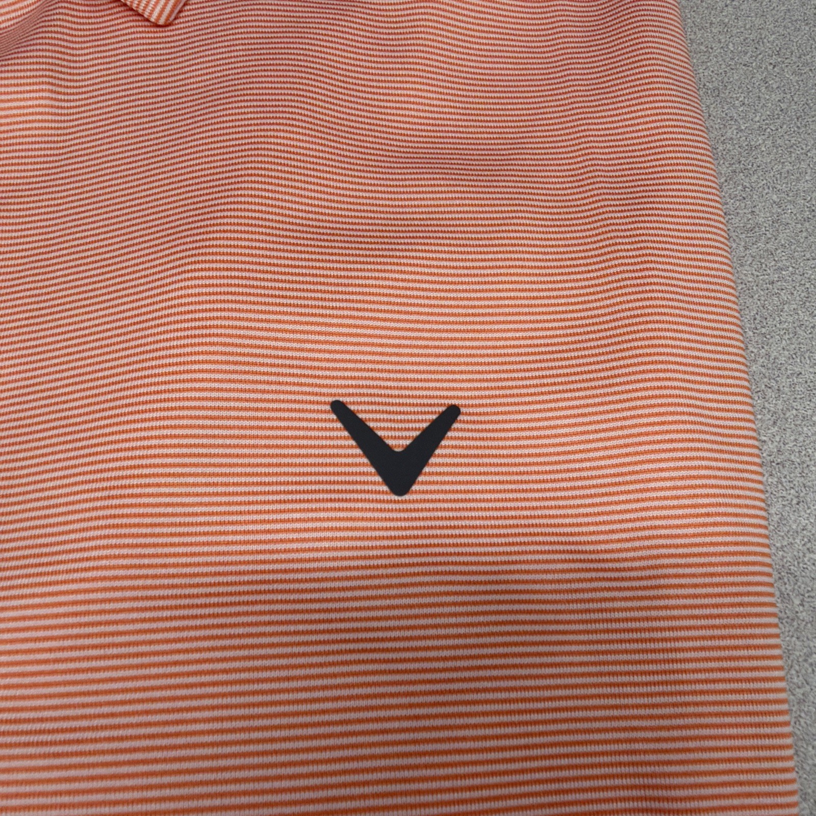 Callaway Men’s Moisture Wicking Performance Golf Polo Medium Coral