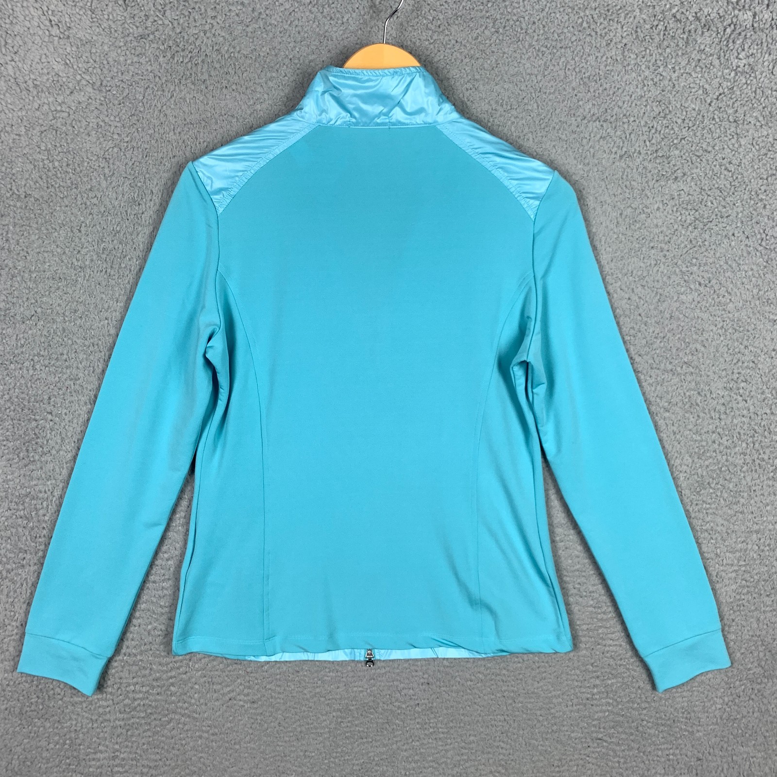 Golfino Jacket Women’s 8 Blue Full Zip Golf Tennis Pockets Lightweight Active